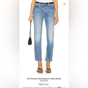 MOTHER The Tomcat Flood Jeans in Tasty Waves